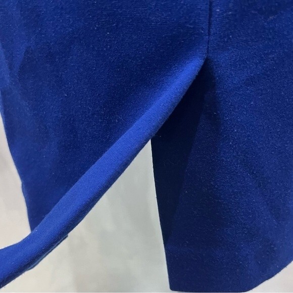 Tahari ASL royal blue pin tucked sheath dress size 8 - Picture 4 of 6